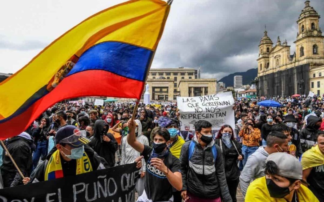 Imagen de movilizaciones en colombia