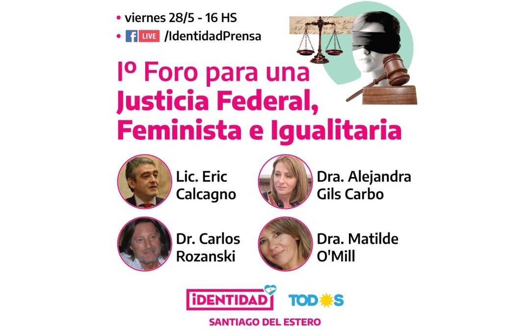 Imagen justicia federal, feminista e igualitaria