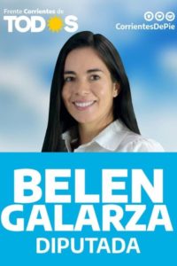 Afiche Belén Galarza Diputada Nacional