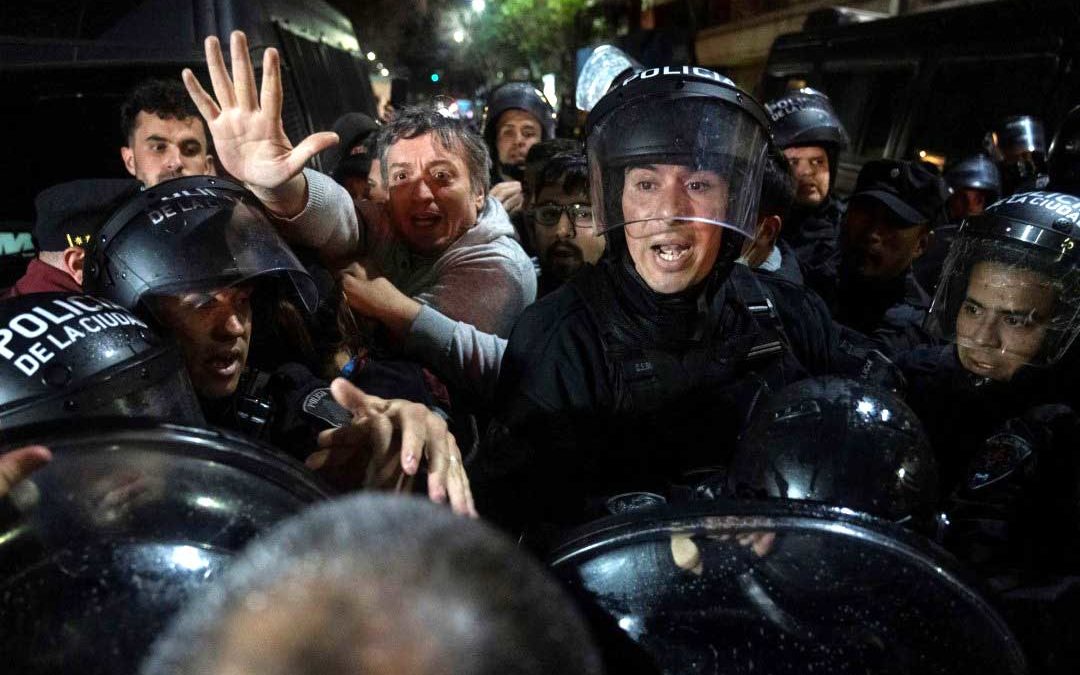 Repudio a las agresiones de la policía porteña a Máximo Kirchner